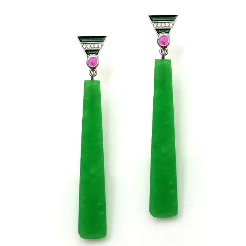 Art deco Egyptian Earrings